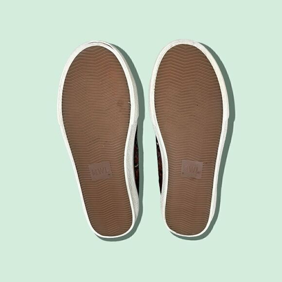 Madewell Low Top Sneakers in Painted Leopard Colorblock Calf Hair - Picture 8 of 14